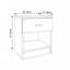 40 cm W Bedside Table