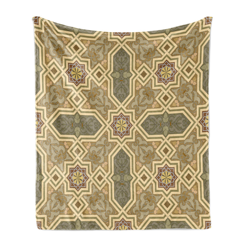 Hand Woven Throw Blanket, 50" x 70"