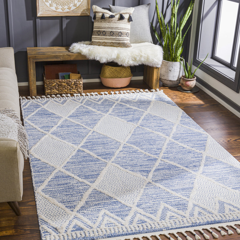 Elwell Moroccan Indoor Rug, Rectangle 2' x 3'