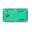 RACK Crucis Folding Billiard/Pool Table-97684008