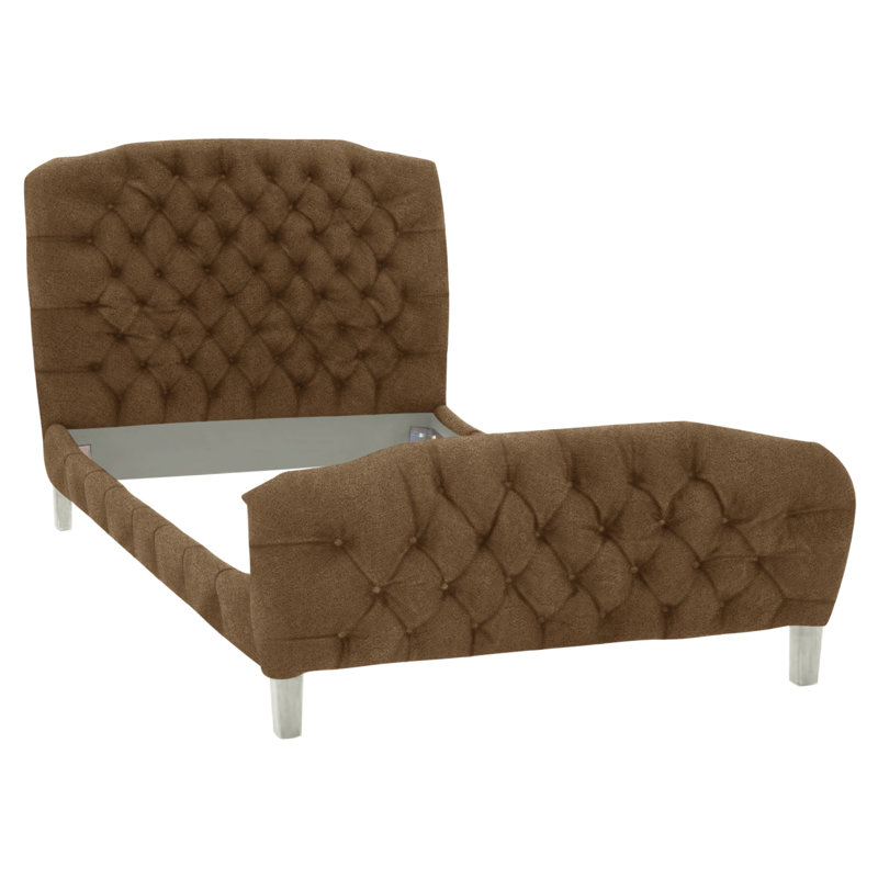 Upholstered Bed, Alistair Black, Brushy Bayou