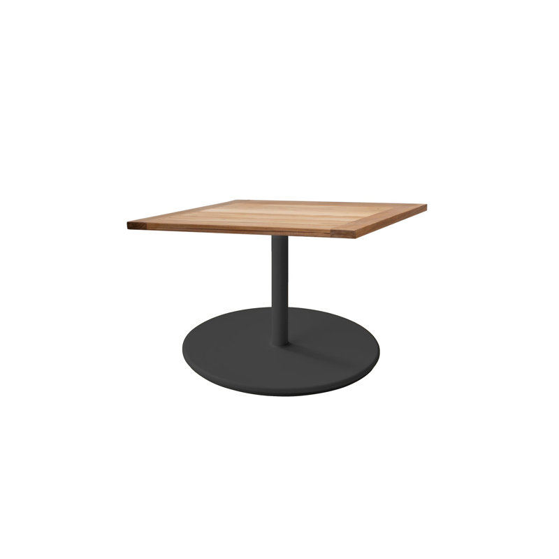 Go Outdoor Square Coffee Table, Lava Gray, Lava Gray