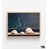 Tan Single Picture Framed without Mat