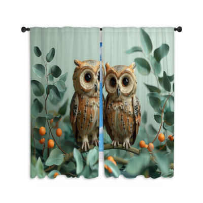Paire de rideaux obscurcissant Owl
