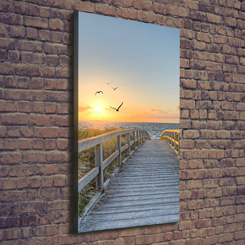 Path To The Beach - Wrapped Canvas Print