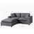 Tissu gris anthracite