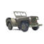 Sculpture de jeep terrestre Adaleigh C1945 Willys