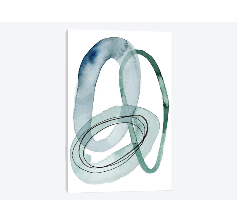 «Looping Abstract IV», reproduction sur toile, H 12 po x l 8 po x P 0,75 po, Toile tendue
