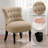 24.4 " Wide Tufted Chenille Accent Side Chair (Set of 2)-206427474