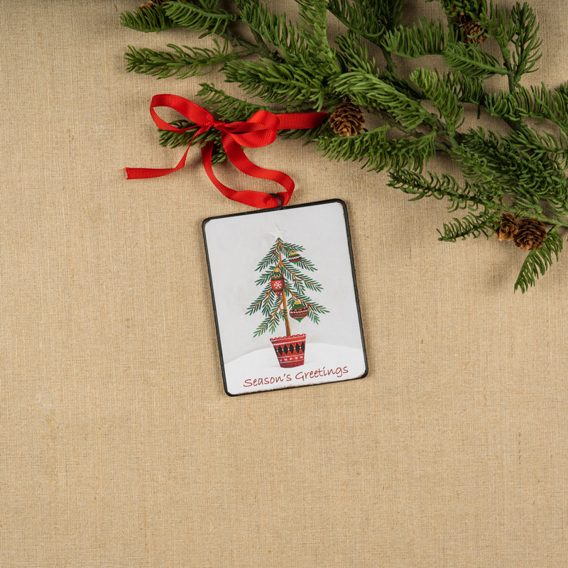 5.5 " Christmas Phrases Ornament