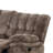 Heya Manual Recliner Loveseat w Console, Pillow Tufted Dark Brown, 81 Inch-130982386
