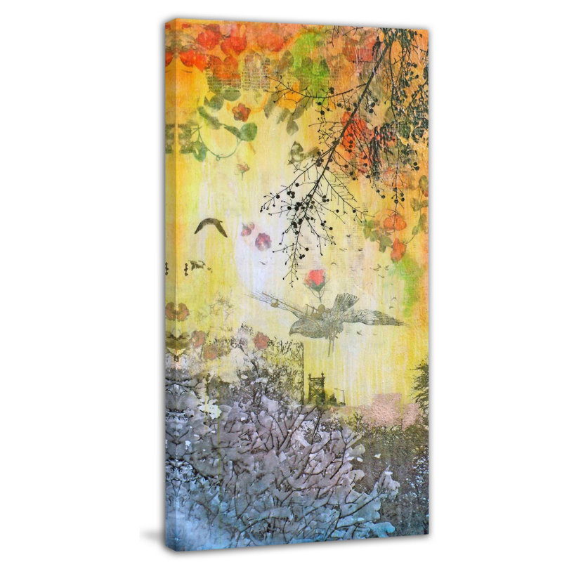 Mechanique by Tracy Silva Barbosa - Wrapped Canvas Painting, 152 cm H x 76 cm W