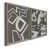 Toile avec cadre gris