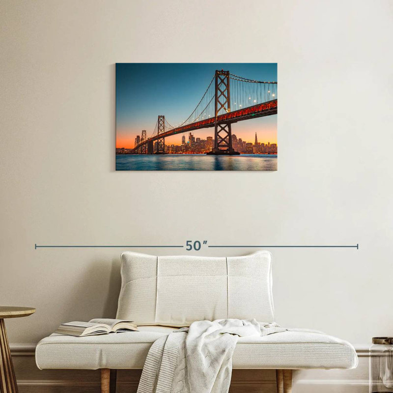 Pont R Oak Oakland Bay, H 20 po x l 30 po