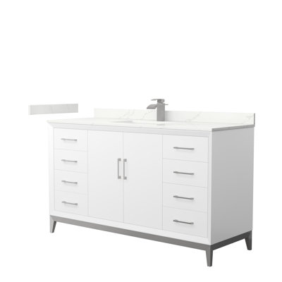 Amici Free Standing Single Bathroom Vanity with Top
