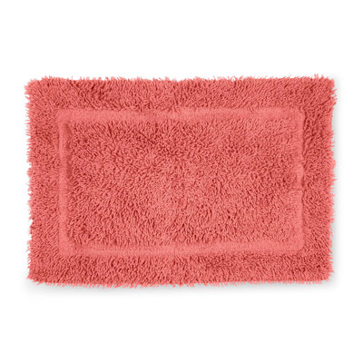 100% Ring Spun Cotton Bathroom Rugs Ultra Soft & Extra Absorbent Non-Slip Quick Dry Bath Mats