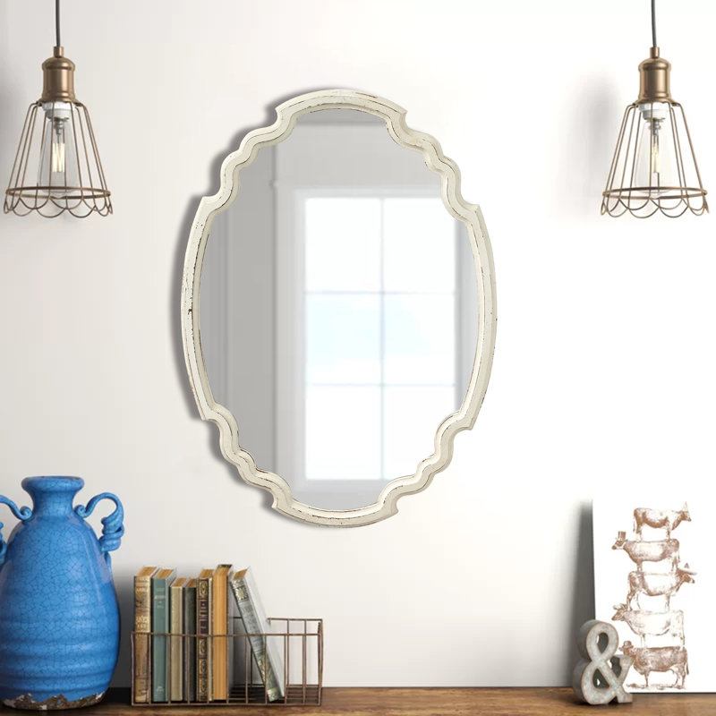 Miroir ovale sculpté Tiffie