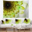Tapisserie florale à motif floral vert clair numérique-28488434