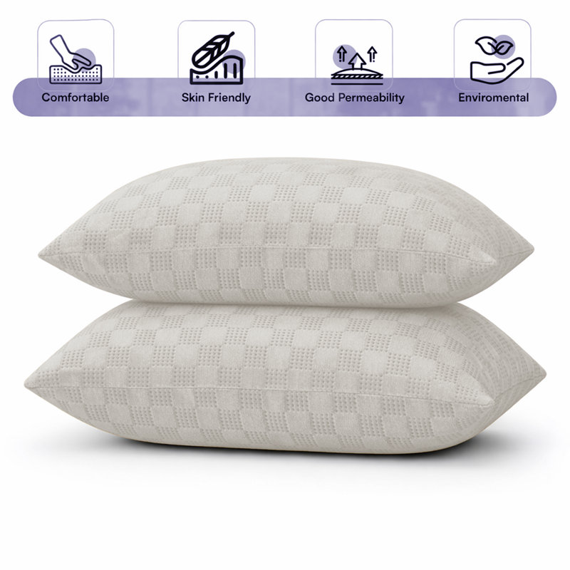 Square Cushion Cover, WHITE