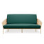 Housse pour canapé-lit réversible en tissu de polyester réversible avec fermeture à glissière 3 côtés-96484501-87758523