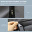 Dark Grey Freestanding Portable Garment Storage Unit with Hanging Rails and Multi Compartment Shelving for Bedroom Clothes Storage