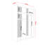 Modern Large 2 Door Wardrobe-1246423546