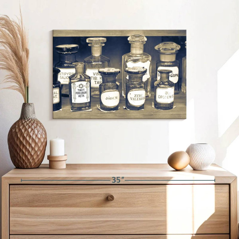 Reproduction d'art sur toile, "Vintage", H 16 po x l 24 po x P 1,25 po