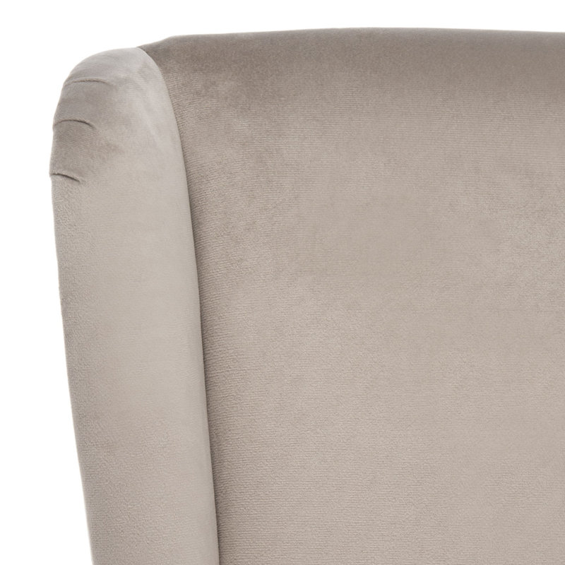 Ardonia 19.9'' H Upholstered Side Chair, Mushroom Taupe Velvet