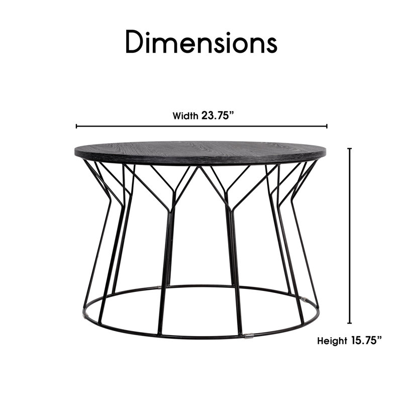 Fleur Fleur 24" Round Coffee Table