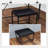 Upholstered Counter Stool with Metal Frame