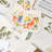 6-Pc Swedish Dish Cloths - Healthy Food Illustration Print Reusable Microfiber Kitchen Cleaning Towels
