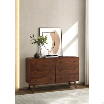Commode de chambre à 6 tiroirs Winston