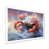 White Single Picture Framed