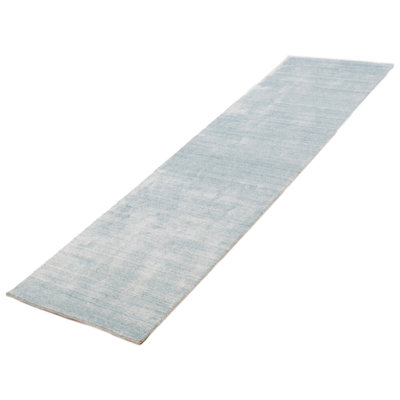 Tapis bleu Kashkuli Gabbeh 2 pi 7 po x 12 pi 0 po