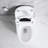 Elongated Smart Toilet With Bidet, Auto Flush Options, Heated Seat - Bathroom Upgrade Feature