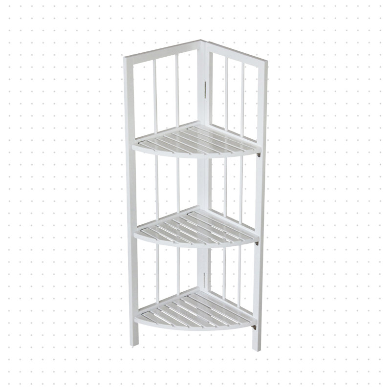 étagère de salle de bain l 12,5" x h 40,5" Chet, Blanc