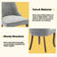 Ensemble de 6 chaises de salle à manger rembourrées en lin Modern Simplicity-264271193