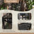 62'' Tall Wood Cold Frame Mini Greenhouse With Wheels And Adjustable Shelves