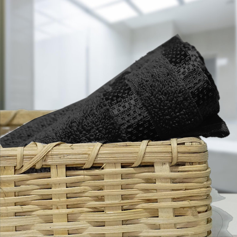 Milven Premium Face Cloth, Black