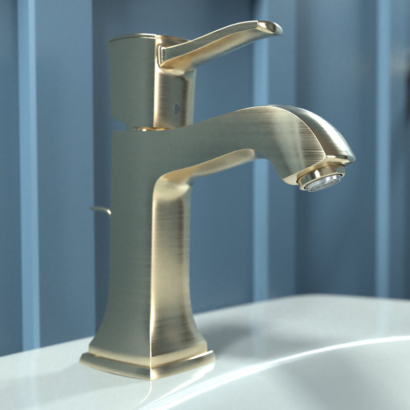 Hansgrohe Metropol Classic Single-Hole Faucet 110 with Drain Assembly, 1.2 GPM, Brushed Bronze
