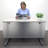 Frosted Acrylic Desk Mounted Modesty Panel-16489955-16489953-16489967