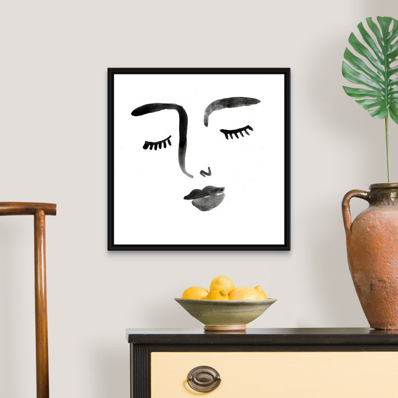 Print, Black Framed, 22" H x 22" W x 1.75" D