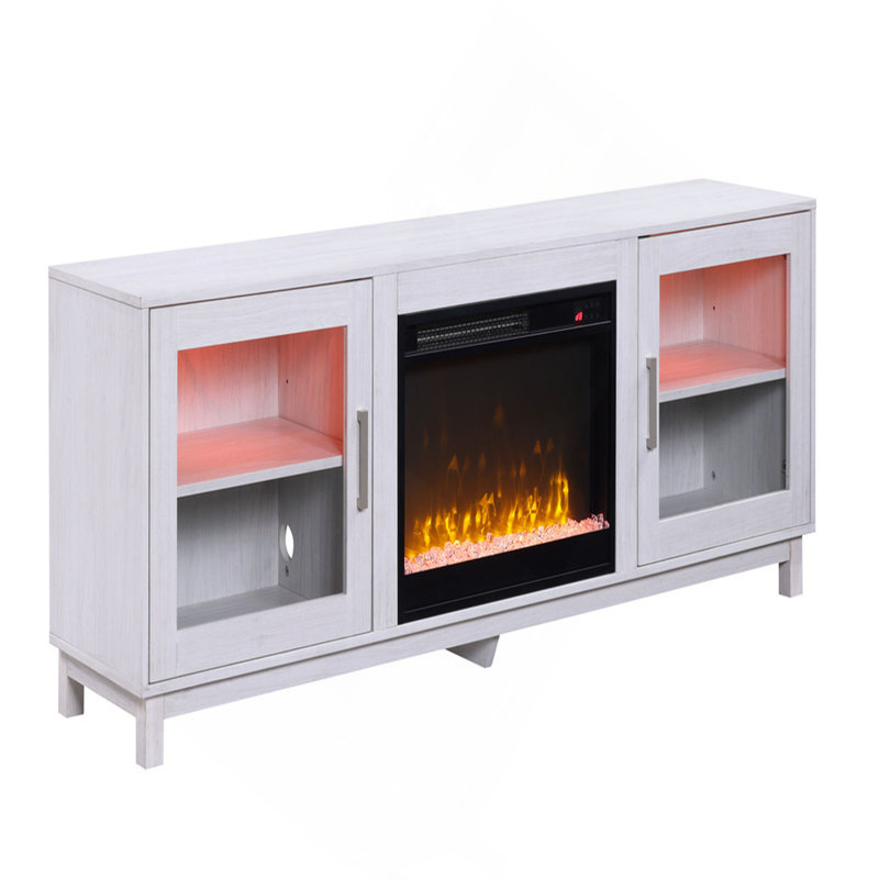 Console 70 po avec foyer et chauffage
