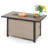 Outdoor 43’’ Fire Pit Table, 50,000 Btu Propane Fire Pit With Lid