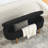 Pepo Oval Storage Ottoman Bench with Sturdy Rubber Wood Legs | Modern Upholstered Entryway Seat & Space-Saver-1252313074-1241757557