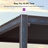 Purple Leaf 13' X 15' Louvered Pergola with Adjustable Roof For Deck Backyard Garden