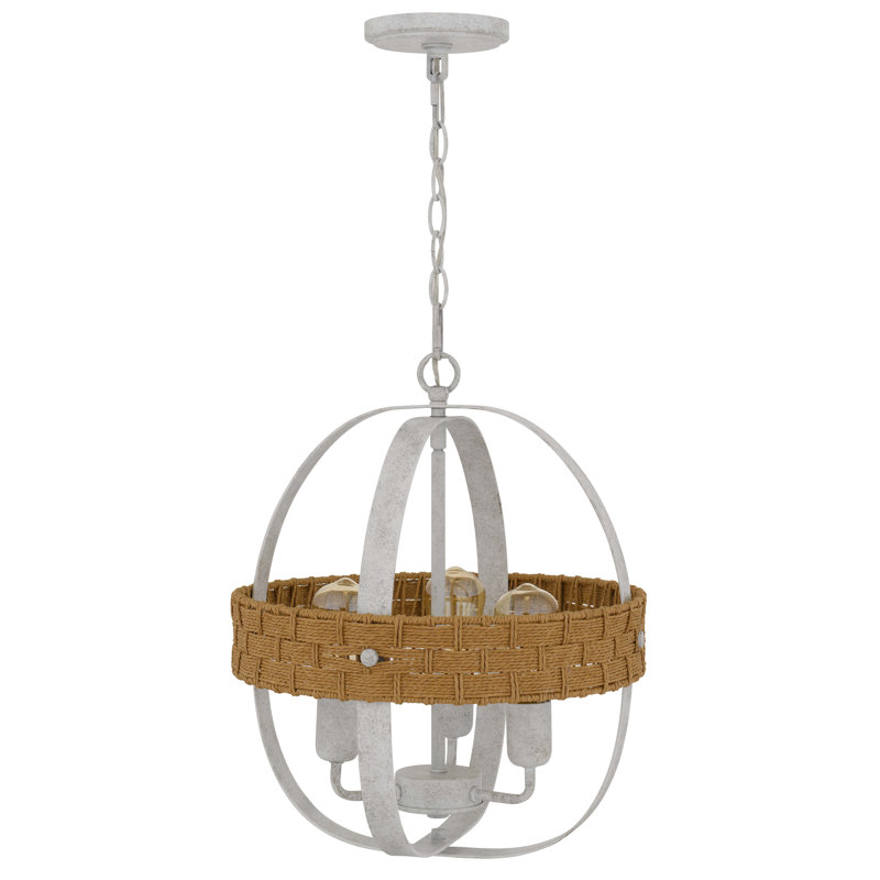 Albach Dimmable Sphere Chandelier, 17.87"H x 14.75"W x 14.75"D