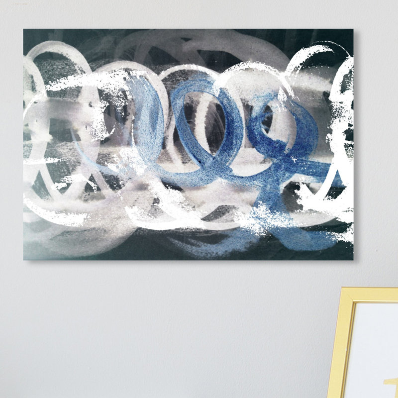 « scriptica », peinture sur toile, H 10 po x l 15 po x P 1,5 po