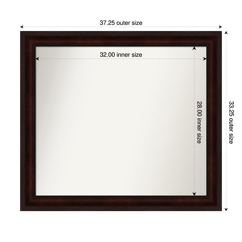 Miroir mural Nathian, 33,25 po x 37,25 po