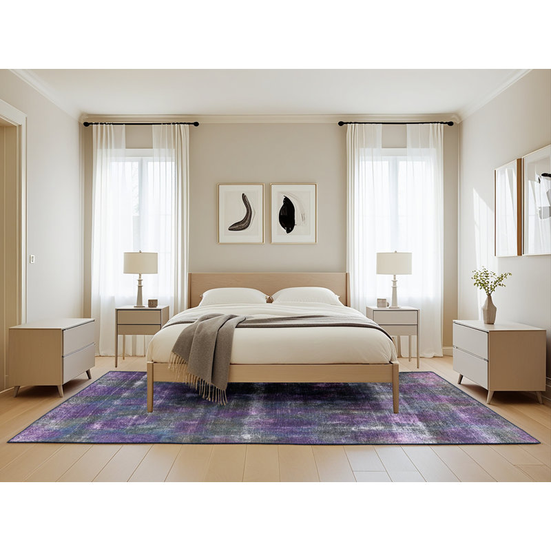 Riback Abstract Indoor Rug, Rectangle 5' x 8'